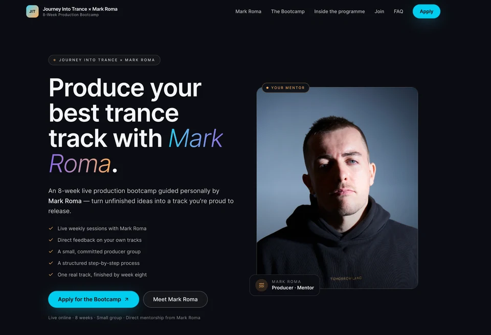 Mark Roma website
