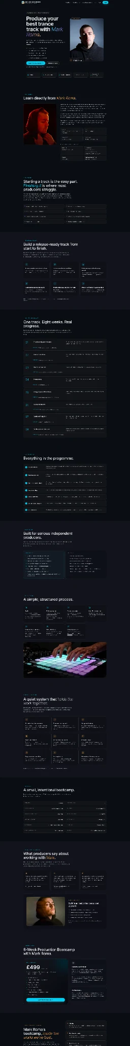 Mark Roma mobile experience